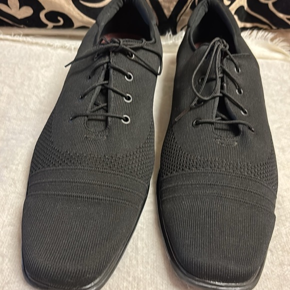 Mark Nason Dress Knit Oxfords Shoes Size 13 Black Lace Up